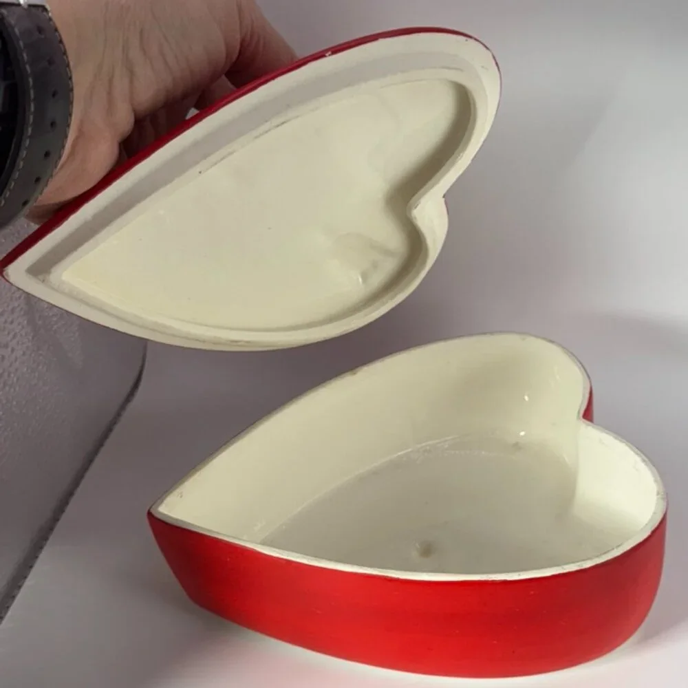 Lefton Cupid Heart Candy Dish‎